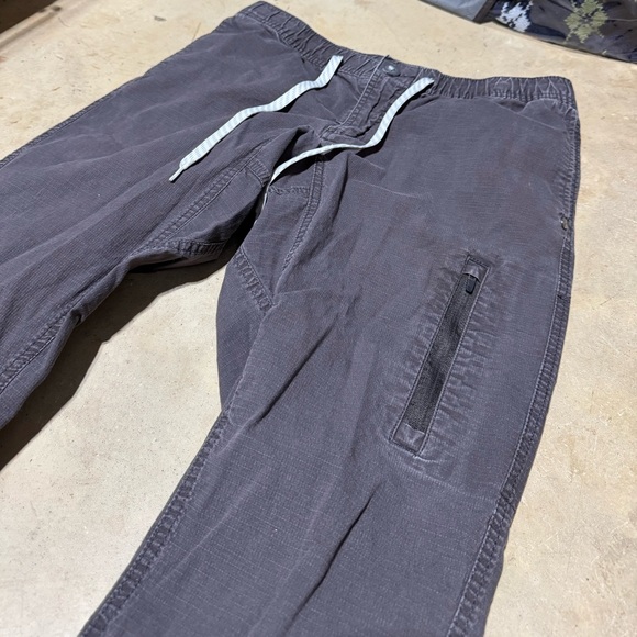 Vuori Ripstop Climber Pants Mens M Purple Hiking Elastic Waist Drawstring - Picture 3 of 7